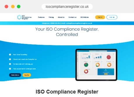 ISO Compliance Register website