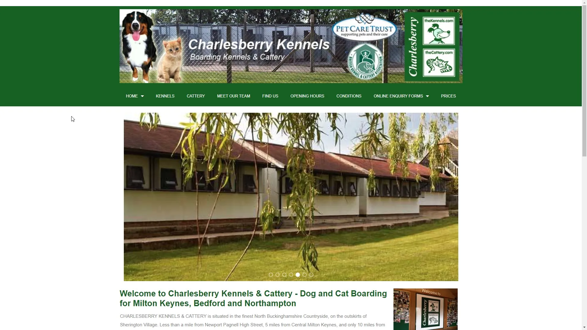 The kennels screenshot